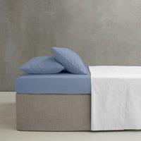 Catherine Lansfield Easy Iron Percale Extra Deep Bed Linen Fitted Sheet Lansfield Blue