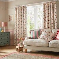 Cath Kidston Rose And Bows Ready Made Blackout Curtains Multi