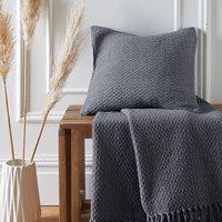 Drift Hayden Filled Cushion 43cm x 43cm Charcoal