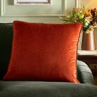 Appletree Harlan Velvet Filled Cushion 55cm x 55cm Spice