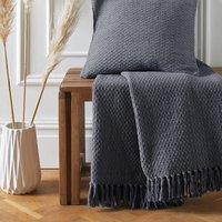 Drift Hayden 200cm x 200cm Throw Charcoal
