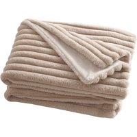 Appletree Morritz Faux Fur 130cm x 180cm Bedspread Natural