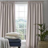 Laura Ashley Stephanie Ready Made Thermal Blackout Curtains Dove Grey
