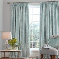 Laura Ashley Josette Ready Made Blackout Curtains Duckegg