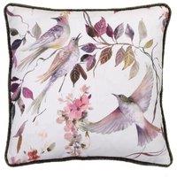 Linda Barker Wisteria Filled Cushion 45cm x 45cm Autumn Cream