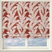 Linda Barker Evergreen Leaf Made to Measure Roman Blind Burnt Sienna