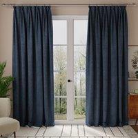 Linda Barker Petal Made to Measure Curtain Deep Blue