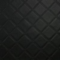 Trellis Vinyl Embossed Upholstery Fabric Black