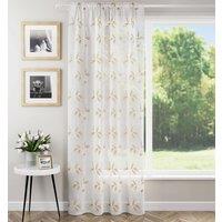 Oasis Pair Ready Made Voile Curtains Natural