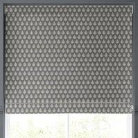 Emily Bond Jaipur Made to Measure Roman Blind Smoke