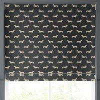 Emily Bond Peggy Made to Measure Roman Blind Smoke