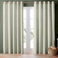 Emily Bond Oscar Stripe Made to Measure Curtain Sage