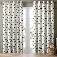 Emily Bond Basil Made to Measure Curtain Pebble