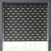 Emily Bond Peggy Translucent Made to Measure Roller Blind Smoke
