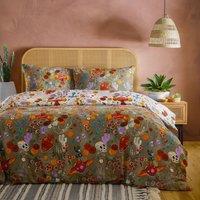 La Vida Festive Reversible Duvet Cover Bedding Set Multi