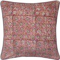 Chedworth Piped Velvet Filled Cushion 50cm x 50cm Rose Violet