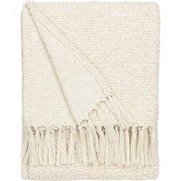 Candar Boucle Textured 130cm x 170cm Throw Ecru