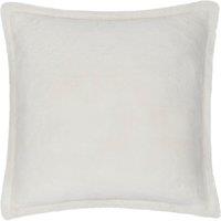 Kallu Faux Fur Filled Cushion 55cm x 55cm Ecru