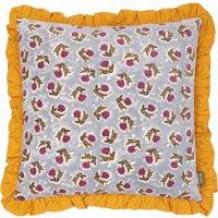 Kemble Printed Cotton Filled Cushion 45cm x 45cm Delph Blue Gold