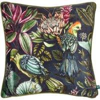 Leilani Twilight Piped Chenille Filled Cushion 43cm x 43cm Twilight