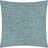 Croft Twill Woven Filled Cushion 50cm x 50cm Teal