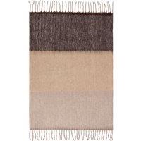 Rawton Ombre Herringbone 130cm x 180cm Throw Flint Black
