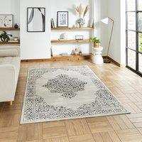 Artemis B9076A Metallic Effect Yarn Rug Silver