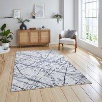 Artemis B8403A Metallic Effect Yarn Rug Silver
