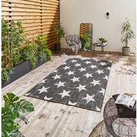 Santa Monica 48648 Rug Black White