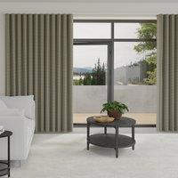 Orla Kiely Tiny Stem Made to Measure Wave Curtain + FREE Track Black