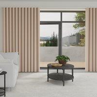Orla Kiely Tiny Stem Made to Measure Wave Curtain + FREE Track Pink