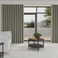 Orla Kiely Tiny Stem Made to Measure Wave Curtain + FREE Track Whale