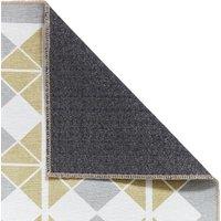 Victoria H1184 Washable Runner Grey Yellow
