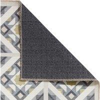 Victoria H1187 Washable Rug Grey Yellow