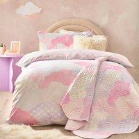 Catherine Lansfield Soft As A Cloud Soft Duvet Cover Bedding Set Pink