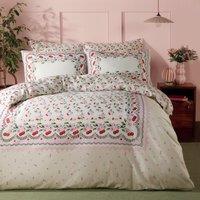 Cath Kidston Cherry Picked Duvet Cover Bedding Set Pink Cream