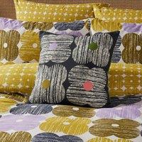 Orla Kiely Textured Flower Filled Cushion 45cm x 45cm Slate