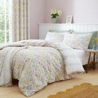 Dreams & Drapes Edith Floral Duvet Cover Bedding Set Lilac