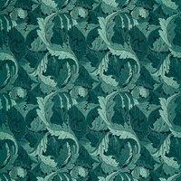 William Morris Acanthus Jacquard Fabric Teal