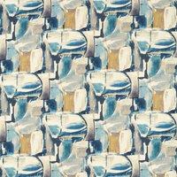 Clarke & Clarke Figura Fabric Denim Linen