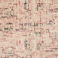 Clarke & Clarke Quadrata Velvet Fabric Blush Natural