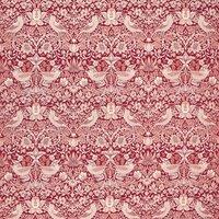 William Morris Strawberry Thief Jacquard Fabric Plum