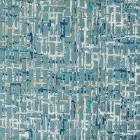 Clarke & Clarke Quadrata Velvet Fabric Teal Mineral