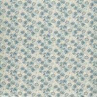 William Morris Mallow Jacquard Fabric Midnight Denim