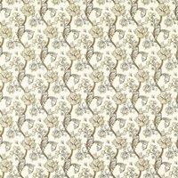 William Morris Golden Lily Embroidered Fabric Dove