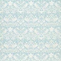 William Morris Strawberry Thief Jacquard Fabric Mineral