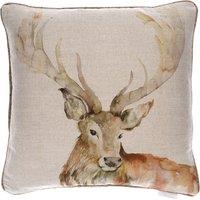 Voyage Maison Gregor Digitally Printed Feather Filled Cushion 50cm x 50cm Linen