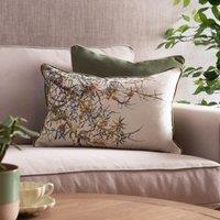 Voyage Maison Hawthorn Digitally Printed 40cm x 60cm Feather Filled Boudoir Olive