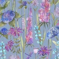 Voyage Maison Florabunda Fabric Bluebell