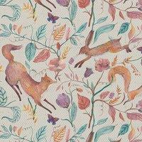 Voyage Maison Leaping Into The Fauna Fabric Dawn